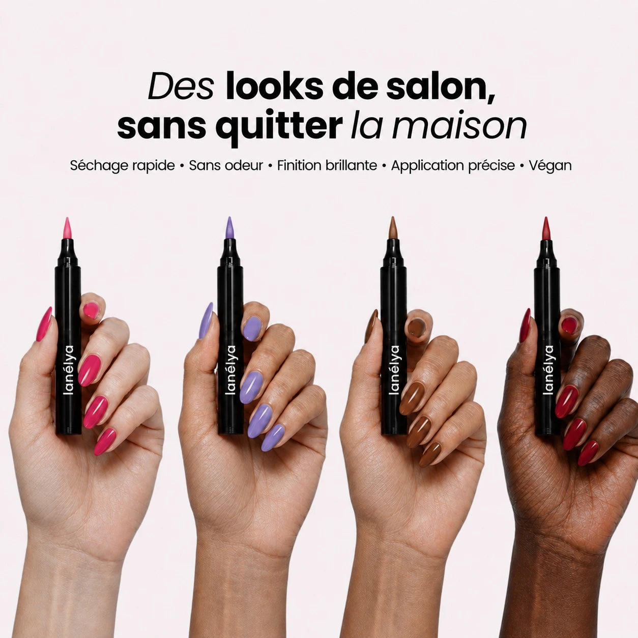 5 stylos de vernis à ongles sans lampe UV | Lanélya™