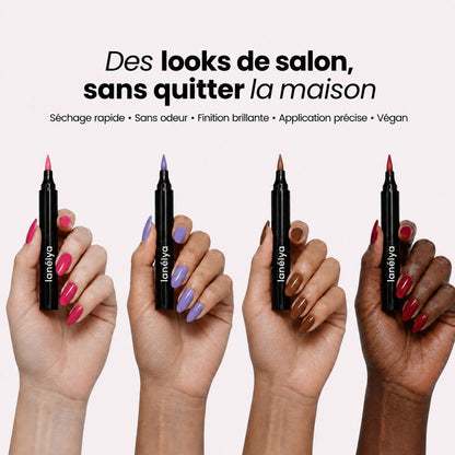 5 stylos de vernis à ongles sans lampe UV | Lanélya™
